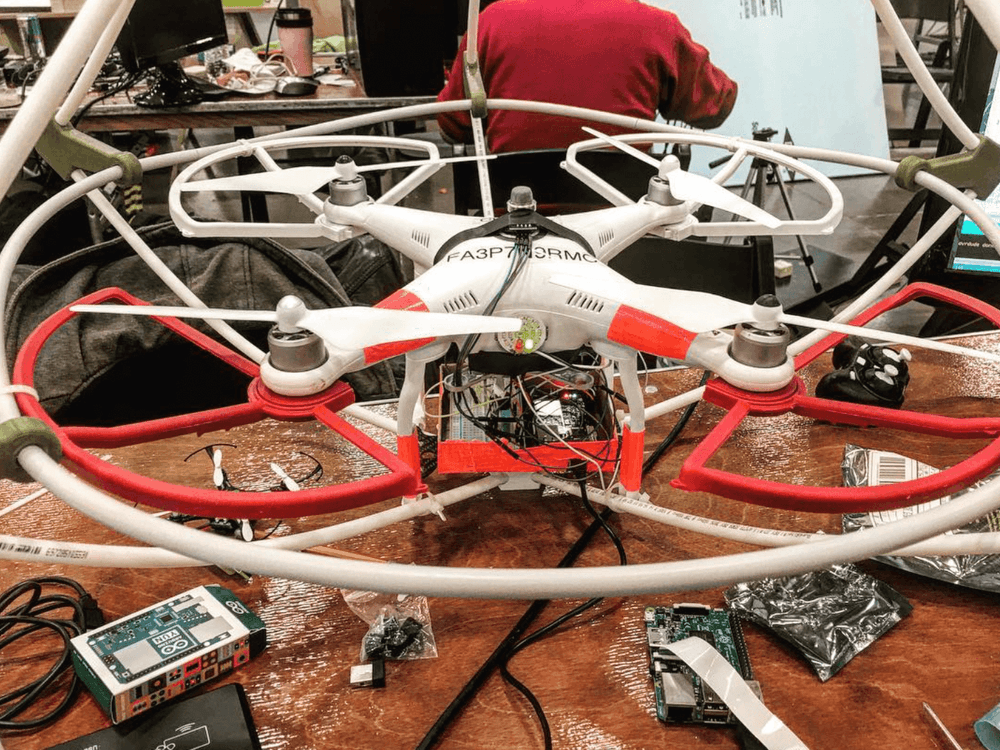 Methane detection drone